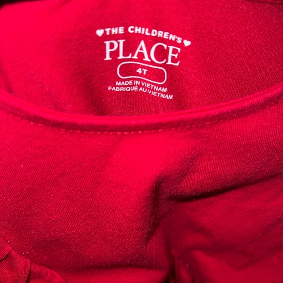 The Children's Place Vibrant Red Dress - Picture 2 of 3
